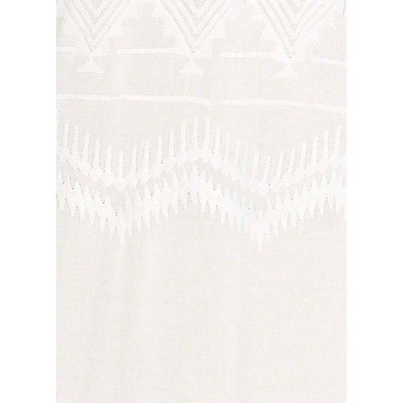 (Sold) La Blanca Embroidered Cover-Up Tunic White - Picture 5 of 12